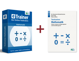 Einstellungstest Mathematik Kombipaket: Online-Testtrainer + Buch