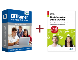 Einstellungstest Duales Studium Kombipaket: Online-Testtrainer + Buch
