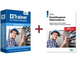 Einstellungstest Elektroniker Kombipaket: Online-Testtrainer + Buch