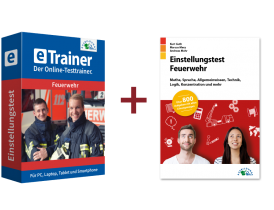 Einstellungstest Feuerwehr Kombipaket: Online-Testtrainer + Buch