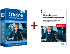 Einstellungstest Industriemechaniker Kombipaket: Online-Testtrainer + Buch