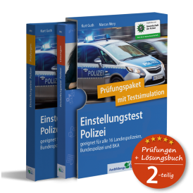 Einstellungstest Polizei: Prüfungspaket mit Testsimulation