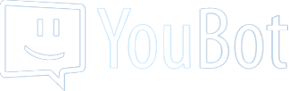 YouBot Logo in weiß.