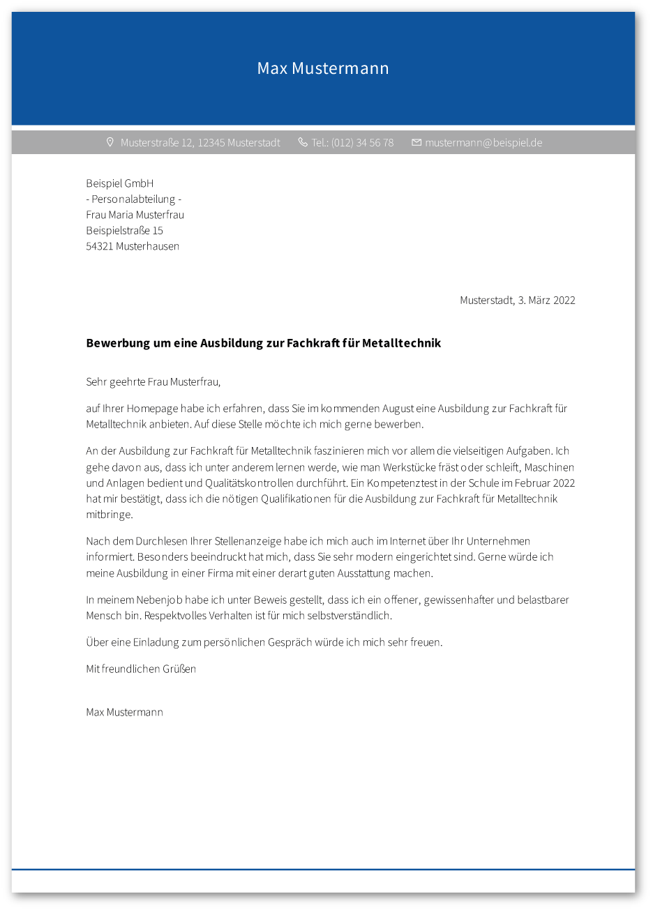 anschreiben-fachkraft-metalltechnik-zerspanungstechnik