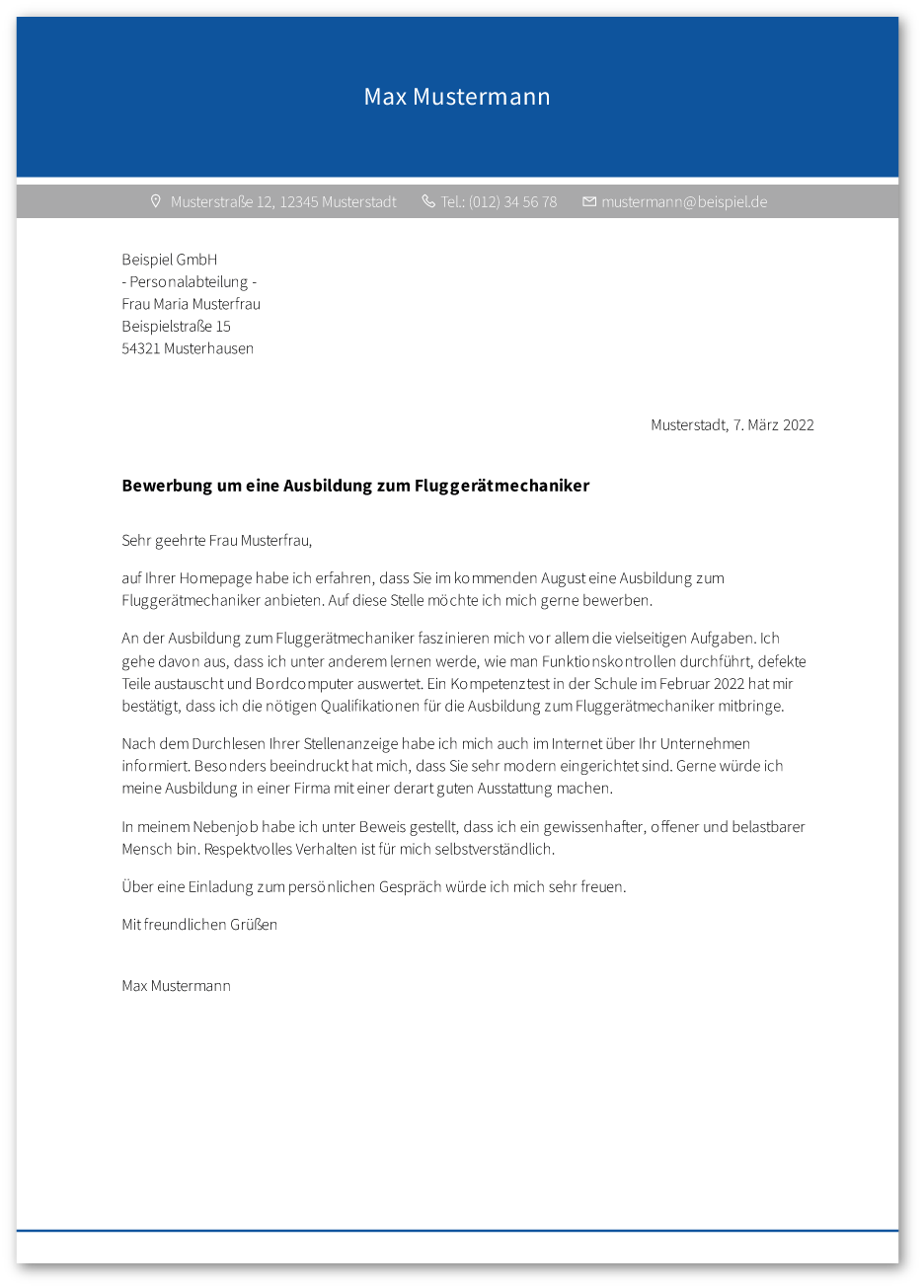 anschreiben-fluggeraetmechaniker-fluggeraetmechanikerin-instandhaltungstechnik