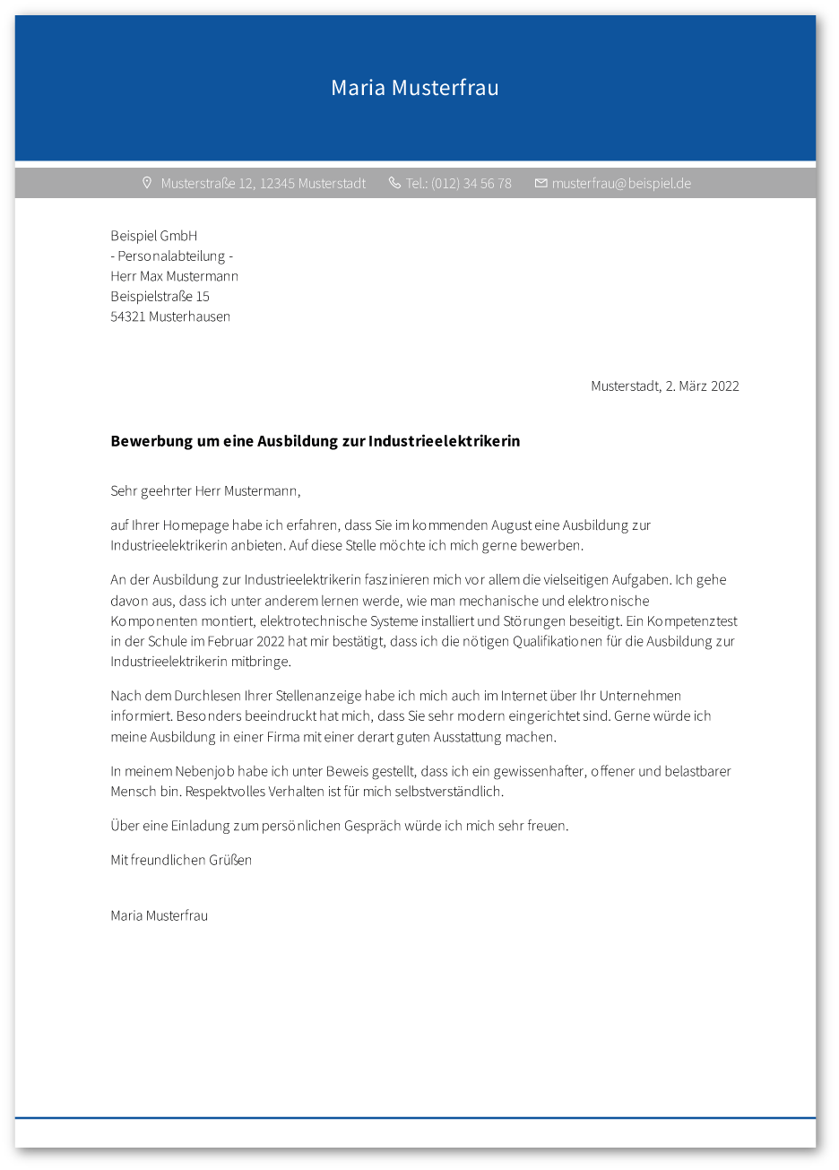 anschreiben-industrieelektriker-industrieelektrikerin