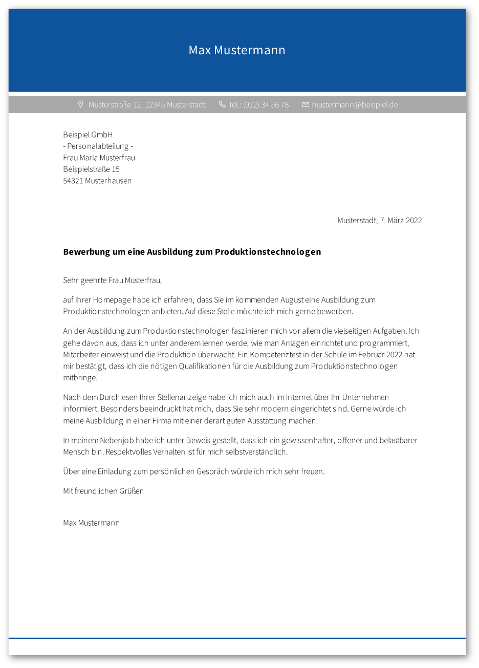 anschreiben-produktionstechnologe-produktionstechnologin