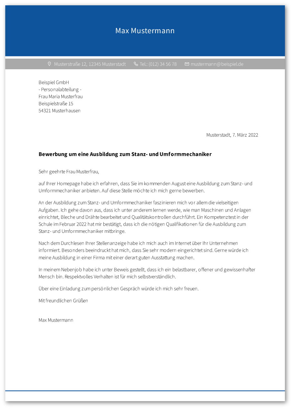 anschreiben-stanz-und-umformmechaniker-umformmechanikerin