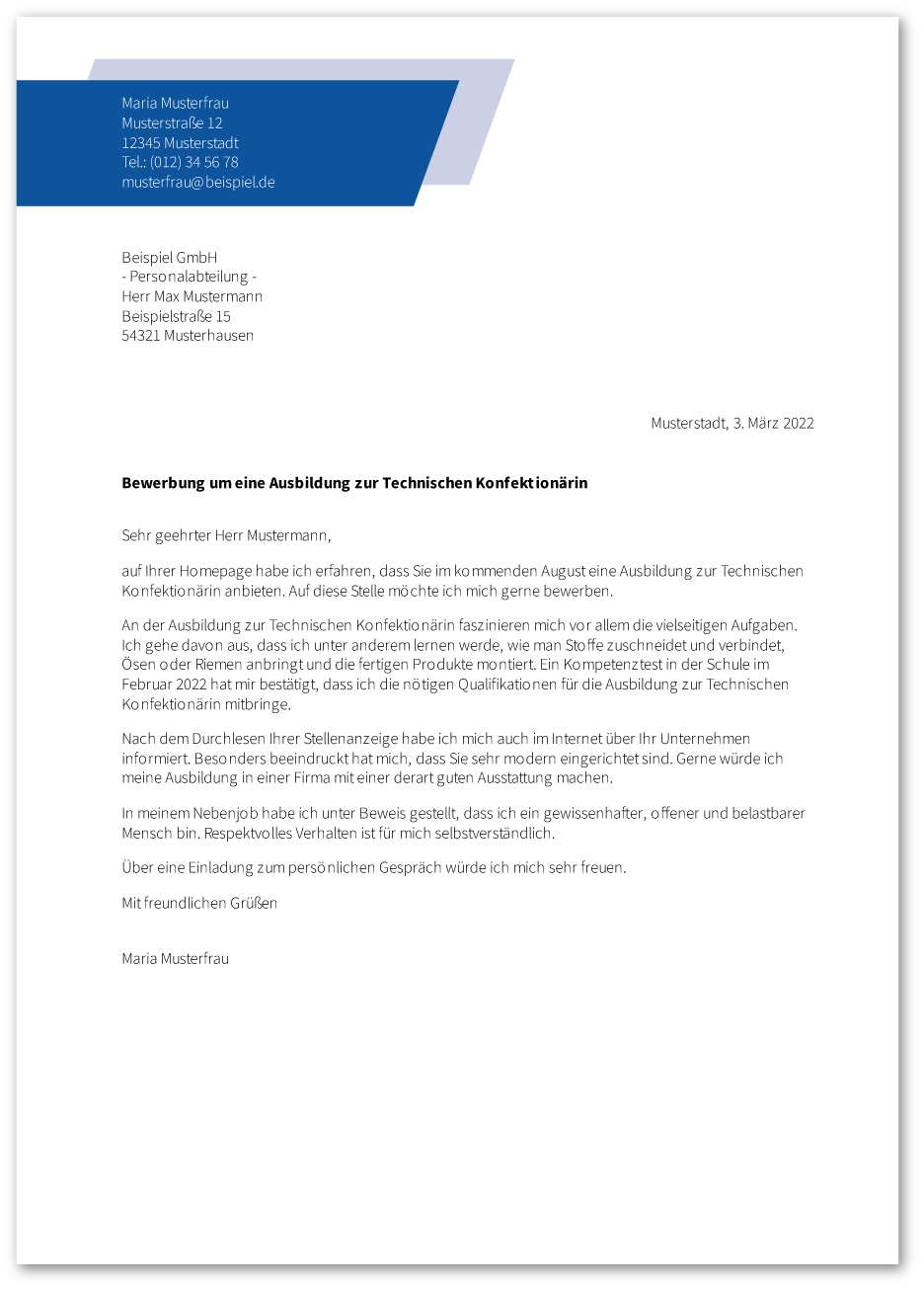 anschreiben-technischer-konfektionaer-technische-konfektionaerin