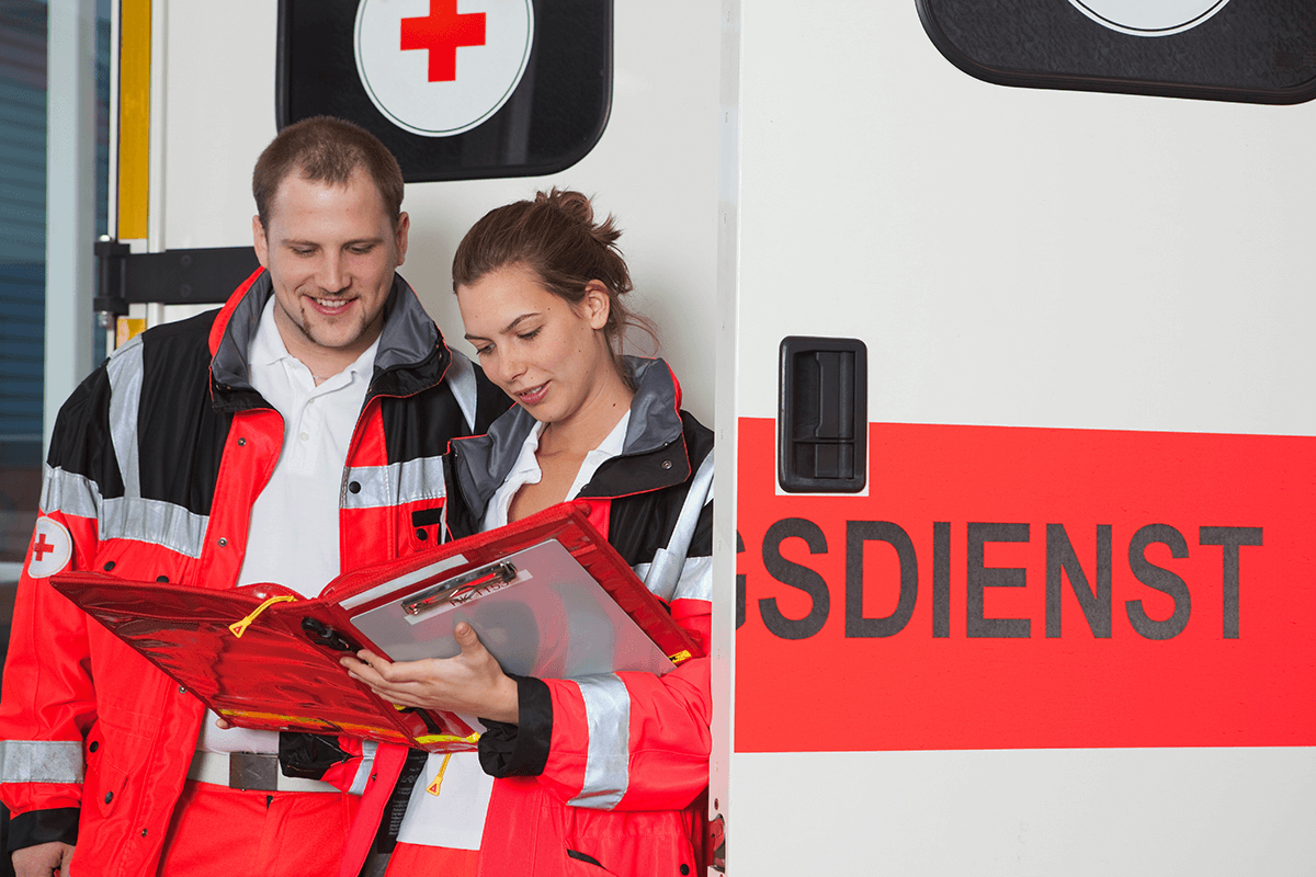 Notfallsanitäter: Einstellungstest und Sporttest