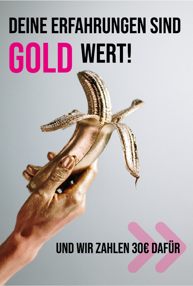 30 Euro für deine Erfahrungen!