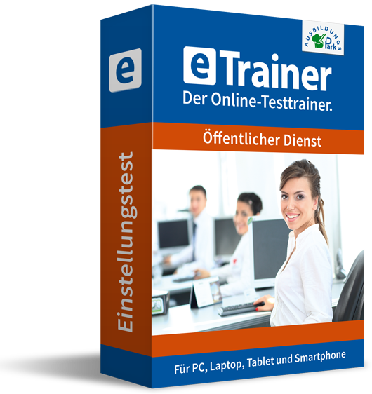 eTrainer Einstellungstest Öffentlicher Dienst