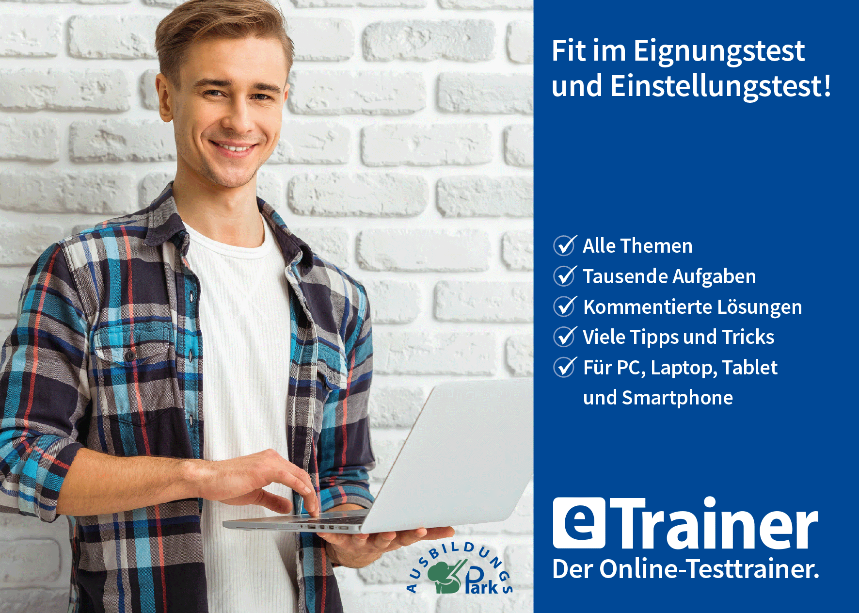 Postkarte eTrainer männlich