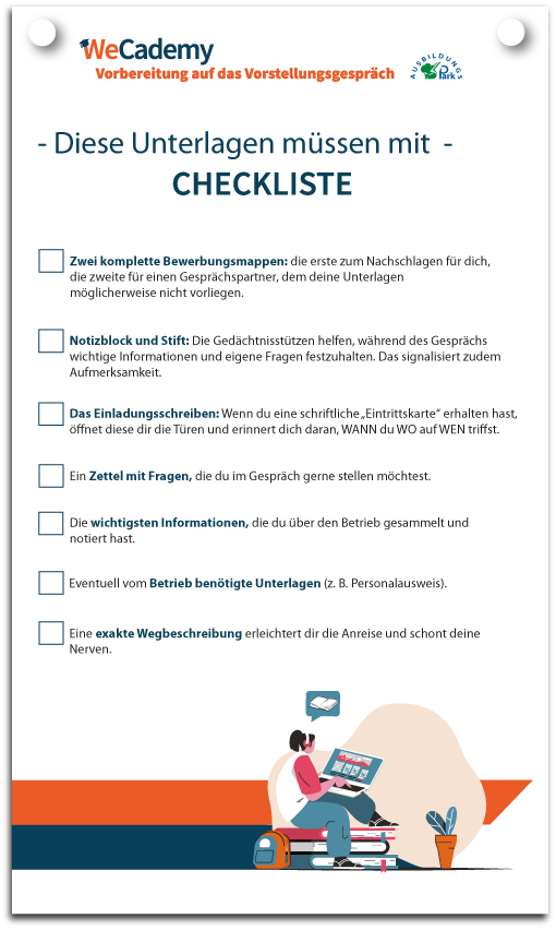 checkliste-vorstellungsgespraech-ausbildung